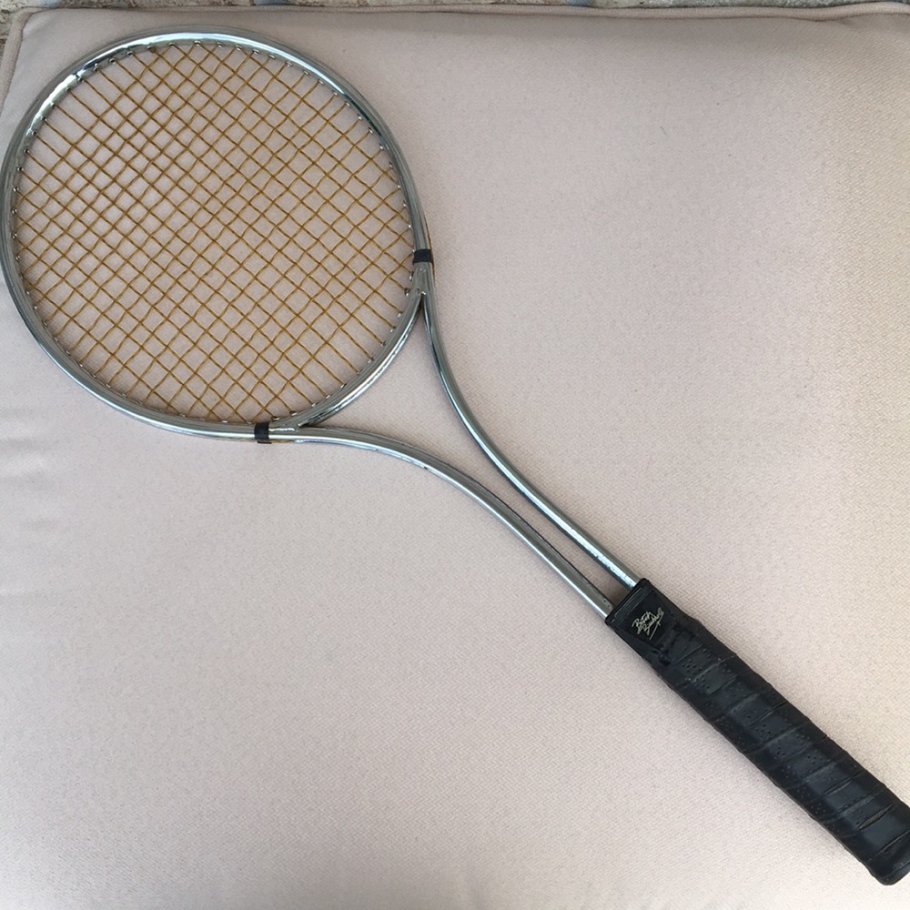 Vintage Butch Buchholz Made in USA Metal tennis racket (4 5/8)